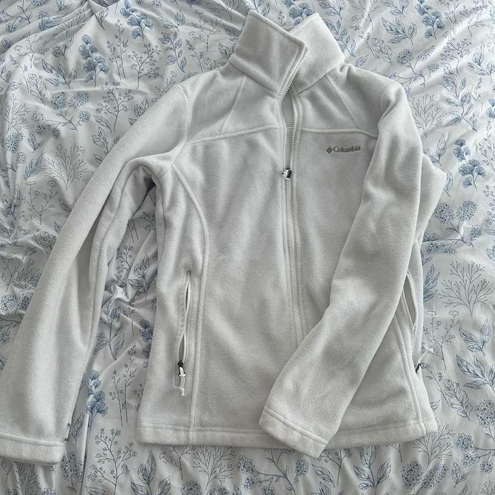 Columbia White Fleece
